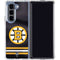 NHL Boston Bruins Home Jersey Galaxy Z Fold5 5G Clear Case